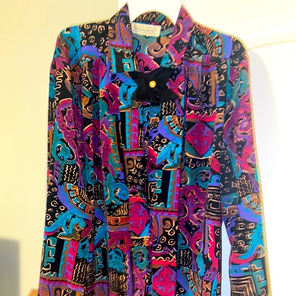 Multi colored blouse - Picture 1 of 3